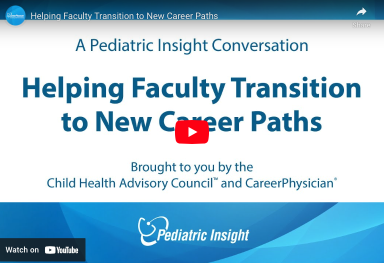 One of the many challenges that academic medicine leaders face is helping faculty deal with significant changes in their career direction or emphasis.